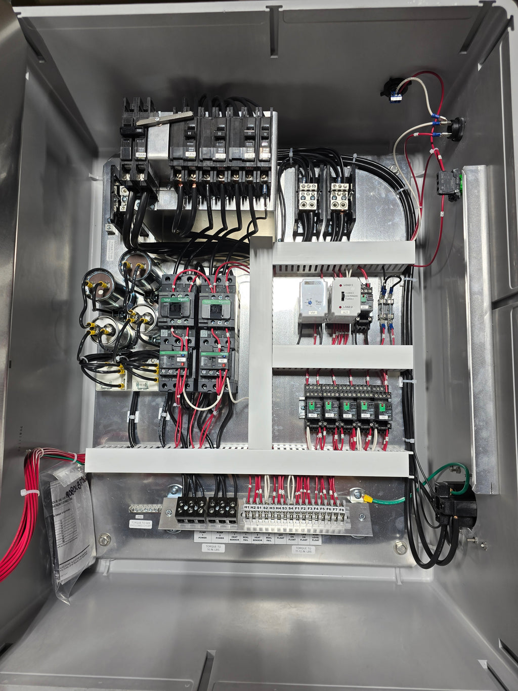 5HP Duplex 230v 1ph DEP Lift Station Control Panel 30-40FLA