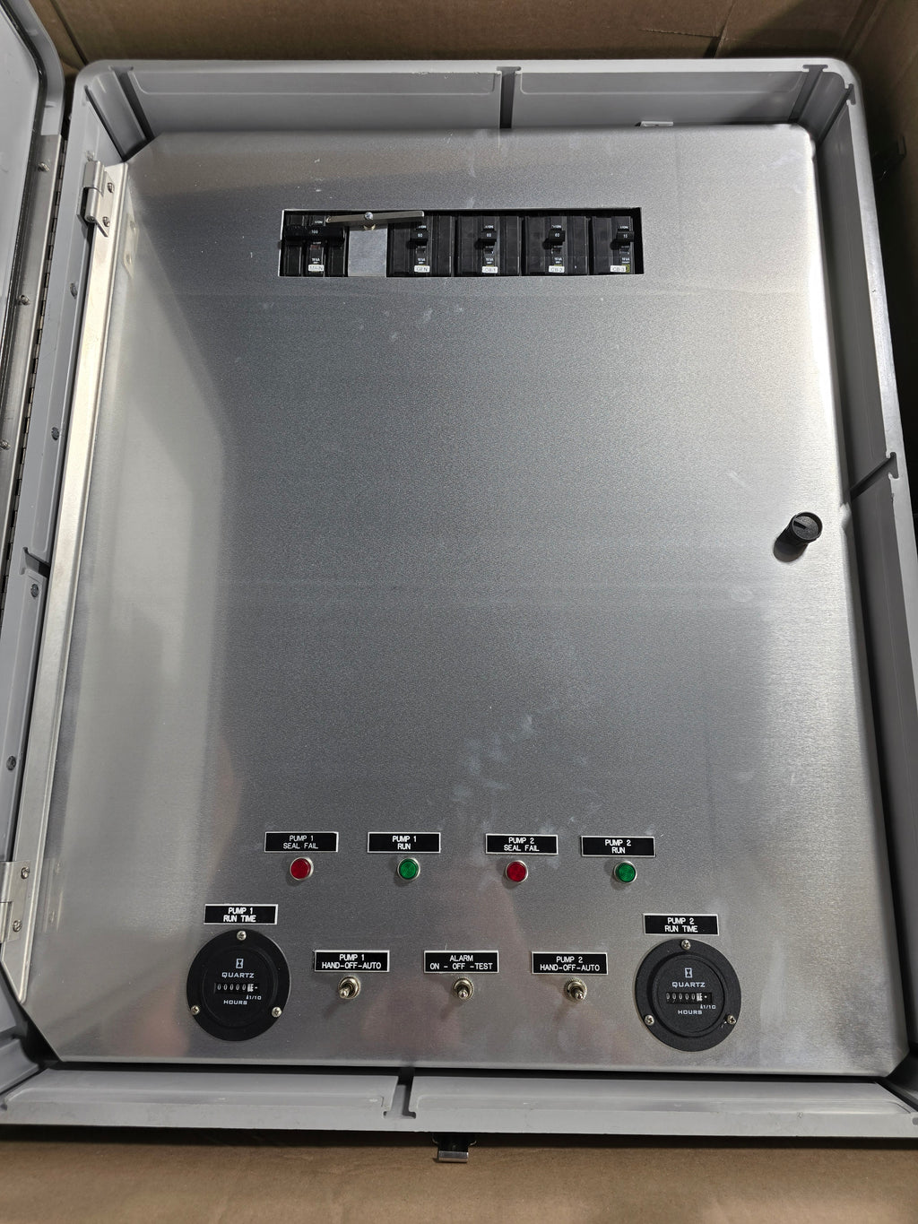 15HP Duplex 208/230v 3ph DEP Lift Station Control Panel 30-40FLA