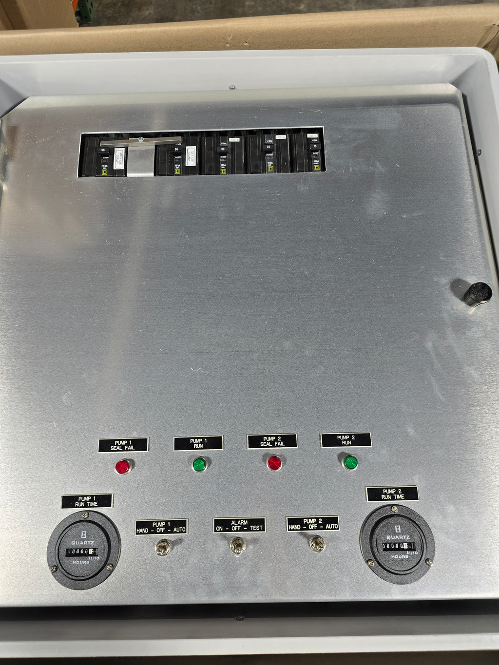 5HP Duplex 208/230v 3ph DEP Lift Station Control Panel 12-18FLA