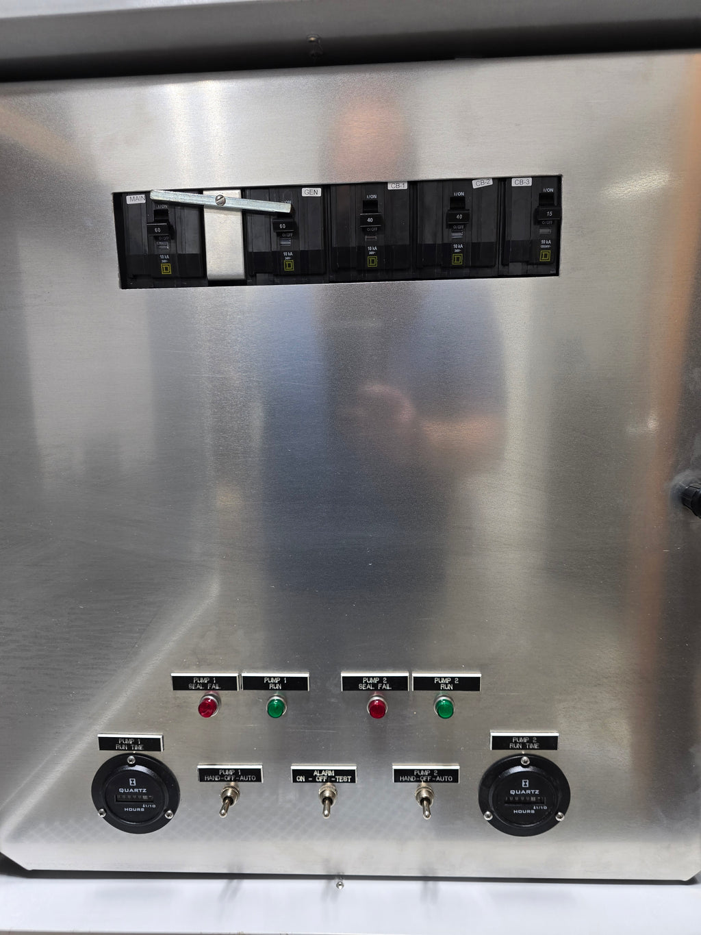 7.5HP Duplex 208/230v 3ph DEP Lift Station Control Panel 16-24FLA