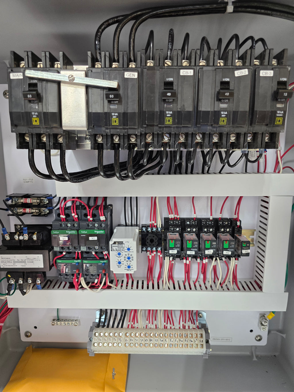 7.5HP Duplex 208/230v 3ph DEP Lift Station Control Panel 16-24FLA