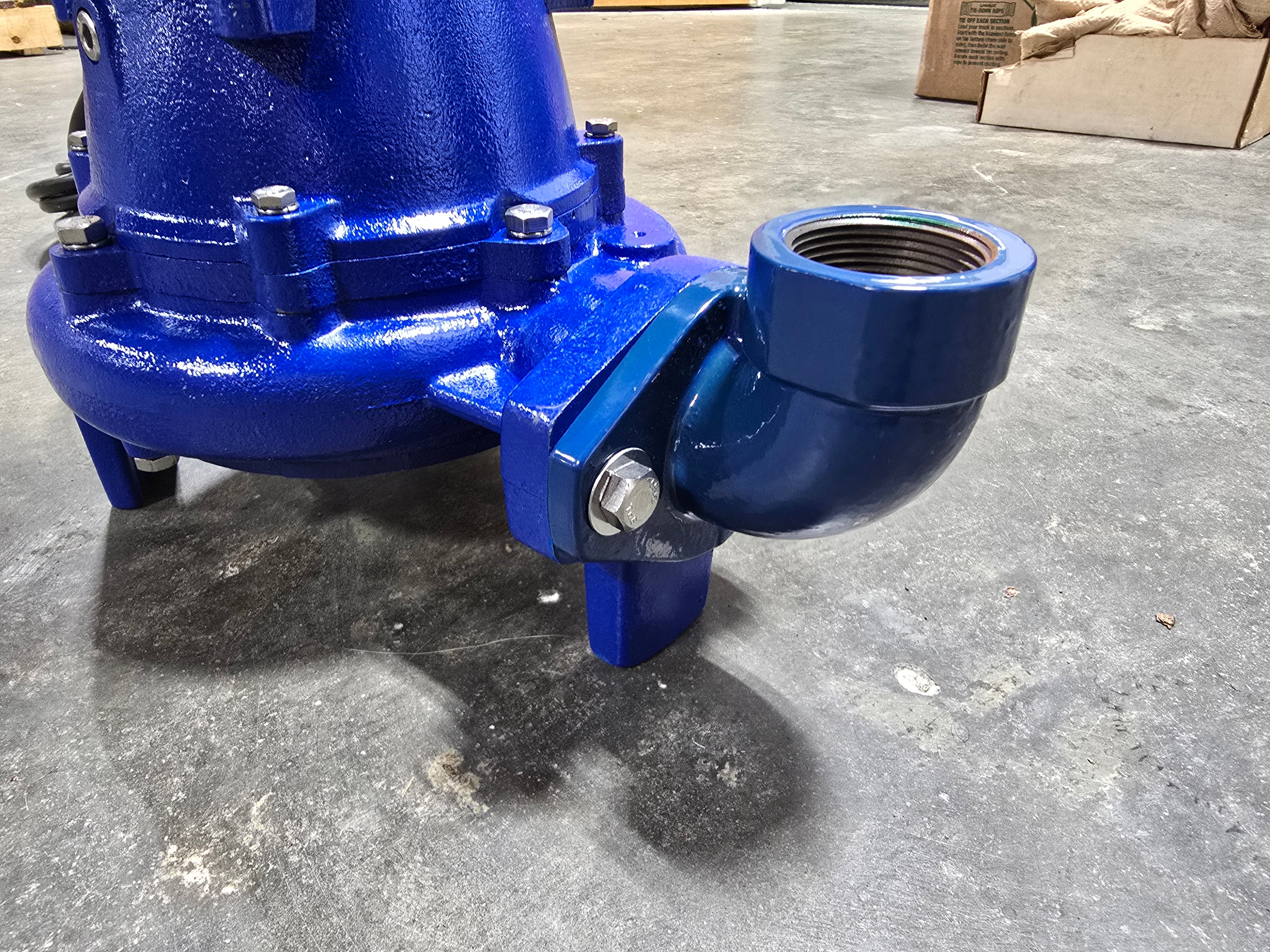 2' x 4', 5', or 6' - Teral 2hp 230v 3ph Simplex Submersible Grinder Pump