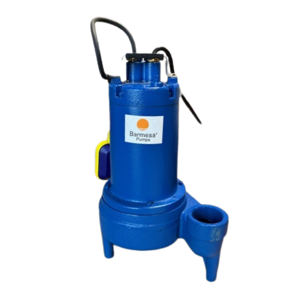 Barmesa 1/2 HP 2BSE511A 115v Automatic Solids Handling Sewage Pump
