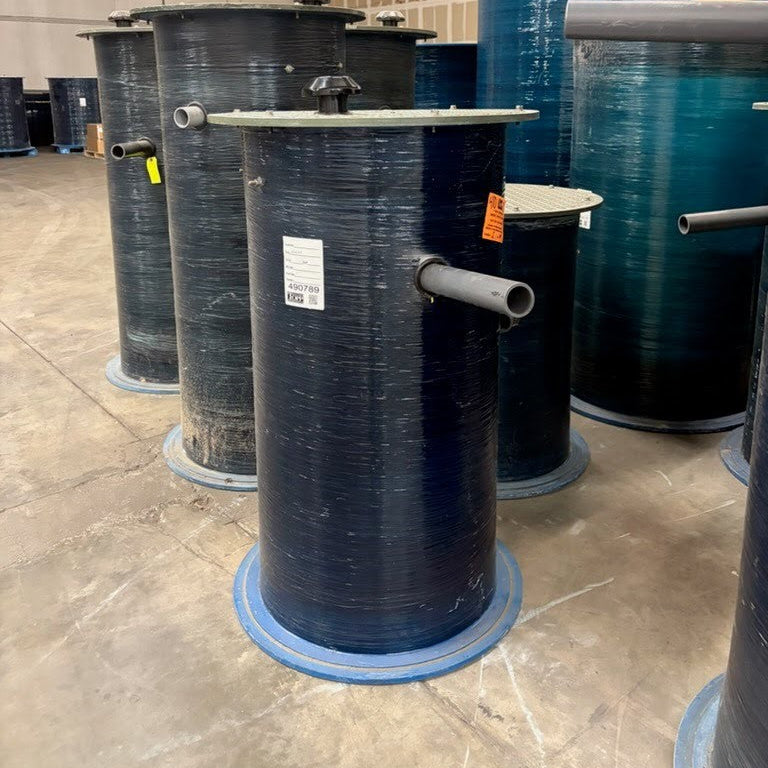 2' x 4', 5', or 6' - 1hp 230v 1ph Simplex Submersible Grinder Pump Residential Lift Station